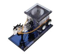 Mikikit Porte-Parfum en Forme De Calèche Ornements De Statue De Calèche Décorations De Tableau De Bord Ornements De Calèche Base De Boule De Cristal en Verre Bricolage pour Adultes