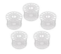 Mikikit Porte-pinceaux Rond Rotatif 45 Emplacements en Plastique Solide, Support de Bureau Petit Porte-Crayons pour Artistes et Étudiants, Organiseur Multifonction pour Pinceaux, Stylos