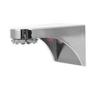 Mikikit Porte-savonnette Design Suspendu Créatif Magnétique Ventouse en Abs Argenté Facile D'accès Savonnette Finition Élégante Support Mural pour Salle de Bain