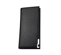 Mikikit Portefeuille Homme Pratique Portefeuille Long pour Capacité Importante de Rangement Noir