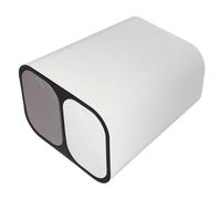 Mikikit Poubelle Cuisine Double Compartiments avec Couvercle Bac Sélectif pour Déchets Secs et Humides Seau Recyclage Stable pour Maison Cuisine Salon