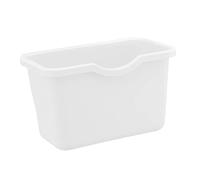 Mikikit Poubelle Suspendue Blanche Multifonction pour Cuisine et Cabinet Rangement Compact et pour Déchets et Accessoires Corbeille Murale Pratique et Économique Espace