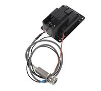 Mikikit Préampli Micro Piézo pour Guitare Acoustique avec Égaliseur 3 Bandes Basses/médiums/aigus, Kit Électronique Actif avec Accordeur Numérique Intégré, Micro de Préampli Stable