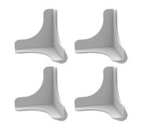 Mikikit Protecteurs d’Angle Souples pour Meubles - Protection Bébé Contre Les Coins Pointus - Lot de 4, 1,77 Pouce, en Caoutchouc Souple & Adhésif Transparent - pour Bureau, Cuisine, Salon