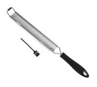 Mikikit Râpe à Fromage et Citron Acier Inoxydable avec Protection et Brosse Trancheuse Multifonction pour Fromages Chocolat et Légumes
