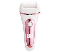 Mikikit Râpe Électrique Pied Rechargeable sans Fil Affichage Batterie, Outil Portable en Abs et Quartz pour Éliminer Callosités, Kit Professionnel Pédicure