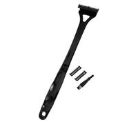 Mikikit Rasoir Dos Manuel Lames Réglable pour Corps Tondeuse Portable Non Glissante Doux Peaux Sensibles pour Homme et Femme Usage Humide ou Sec Voyage et Maison