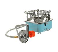 Mikikit Réchaud à Gaz Pliable Portable pour Camping Mini Réchaud Gaz avec Système de Fixation pour Activités Extérieures