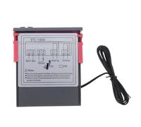 Mikikit Régulateur de Température Numérique 12 V pour Réfrigérateur Capteur Intégré - Thermostat Électronique Portable pour Fermentation et Contrôle Précis Cuisine