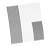 Mikikit Repères de Touche Guitare Acoustique 40 Points Latéraux, Incrustations Noires et Blanches 1 MM, Accessoires pour Marquage du Manche, Adaptés aux Guitaristes en Couleur Aléatoire