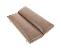 Mikikit Repose-main Manucure Ergonomique en Tissu Souple Couleur Terre Cuite, Coussin Support pour Ongles avec Tapis Antidérapant, Accessoire Professionnel pour Nail Art et Soins des