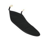 Mikikit Repose-menton en Coton Noir pour Violon, Confortable et Facile à Transporter, Tapis Épaule Pratique pour Étudiants et Professionnels