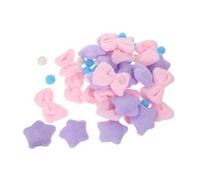 Mikikit Rideau De Porte Peluche pour Chambre Garçon Fille Décoration Suspendue avec Nœuds Et Étoiles Guirlande De Rideau De Porte pour Fille