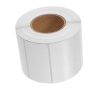 Mikikit Rouleau de Papier Autocollant Thermique 60 X 30 Mm Étiquettes Autocollantes Blanches 1 000 Feuilles Résistantes à Lhuile Et à Leau pour Étiquetage Express Et Dadresses.