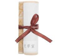 Mikikit Rouleau Mural en Papier de Riz Vierge pour Calligraphie Chinoise, Rouleaux Feuille A Rouler Adaptés la Peinture et Décoration Bureau Vintage