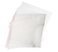 Mikikit Sachets Transparents en Cellophane 12x18cm Lot de 200 Paquet à Auto-adhésif Polyvalents pour Rangement Bijoux Accessoires Vêtements Usage Quotidien