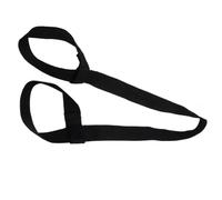 Mikikit Sangle Réglable en Coton Polyester pour Tapis de Yoga Noir, Légère et Pratique Le Transport Pendant Vos Exercices de Yoga