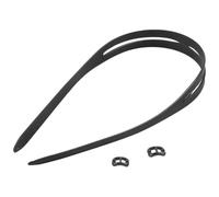 Mikikit Sangle Suspendre Noir pour Lunettes de Natation en Silicone Chaîne de Fixation Réglable Accessoire Natation pour Lunettes de Piscine pour Fête