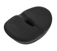 Mikikit Selle de Vélo Creuse Noire 22X33X9 CM sans Bec Coussin Confortable Absorption des Chocs Adaptée VTT Vélo de Route et Ville Selle Unisexe Respirante pour Longues Sorties