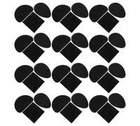 Mikikit Semelles Adhésives Antidérapantes en Caoutchouc Noir 24 Pcs Protection Auto-Adhésive pour Talons et Semelles Patchs Anti-Usure pour Chaussures Confort et Silence Quotidien