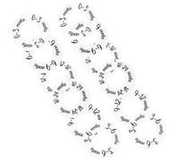 Mikikit Séparateurs de Vêtements Ronds Transparents pour Placard Bébé, Lot de 2 Sets de Ensembles 6 Tailles Différentes, Organisateurs de Garde-robe en Plastique pour Tri et Rangement