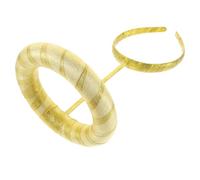 Mikikit Serrage-Tête Halo d'Ange Doré 1 Pièce Bandeau Cosplay Cupidon Accessoire Cheveux Fête Coiffe Costume Ange pour Halloween Carnaval et Soirées Costumées