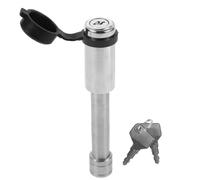 Mikikit Serrure de Remorque Robuste Acier Inoxydable Verrou de Goupille Hitch Lock Compatible pour Attelage Sécurisé