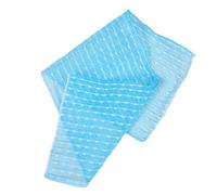 Mikikit Serviette de Bain Exfoliante Japonaise à Séchage Rapide 89 X 30 CM Bleu Éponge Douce à Longue Bande pour Gommage Corporel et Épuration du Dos Accessoire pour Peau Sensible