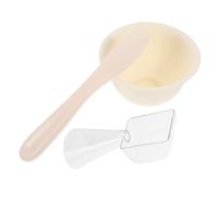 Mikikit Set Bol Silicone DIY pour Masque Facial avec Applicateur Bol Mélangeur Sûr Odeur pour Soins Peau Outils Pratiques pour Masques Visage et Soins DIY