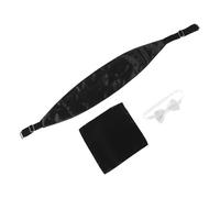 Mikikit Set de Ceinture Formelle et Mouchoir de Poche pour Homme Ensemble Coordonné Noir et Blanc Facile à Nettoyer Élégant pour Mariage et Occasions Spéciales