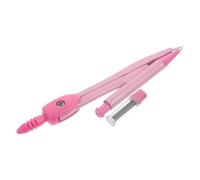 Mikikit Set de Compas pour Étudiants Outils de Dessin Géométrique Pratiques et Portables pour Mathématiques et Arts Kit de Compas Réutilisables Rose
