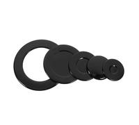 Mikikit Set de Couvercle de Brûleur pour Cuisinière à Gaz Chapeau de Réchaud Haute Température Répartition Uniforme Flamme Accessoire Compatible pour Plaques à Gaz