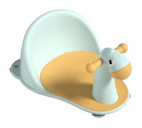 Mikikit Siège de Bain Garçon Fille Antidérapant avec Siège Ergonomique Né Chaise Bain Légère et Stable pour Garçon Fille Facile à Nettoyer et Transporter