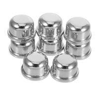 Mikikit Sommets de harpe 8 pièces en fer argent pour abat-jour avec bouton sphérique filetage 1/4-28 idéal pour lampes de table