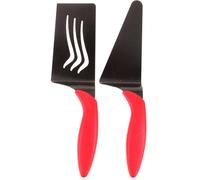 Mikikit Spatules à Pizza en Acier Inoxydable 2 Pièces Spatule Métallique pour Plaques de Cuisson Retourne-Pizza Résistant Ustensiles Cuisine pour Pizzeria et Restaurant