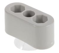 Mikikit Stabilisateur pour Parc à Jeux Ventouse Renforcée Base Octogonale en Plastique Support Antidérapant pour Barrière de Sécurité Fixation Multi-Surfaces Accessoire Compact pour