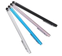 Mikikit Stylets Capacitifs Stylo Tactile Haute Sensibilité Lot de 4 pour Tablette et Téléphone en Métal et Plastique, pour Écran Tactile et Dessin