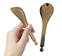 Mikikit Stylo de Massage et Stylo d'Acupression pour Points d'Acupuncture, 2 Pièces, Outil Manuel Pratique pour Massage Facial et Oculaire, Adapté aux Soins à Domicile