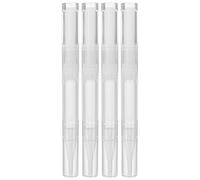 Mikikit Stylo De Nutrition Ongles 4 Pièces 3ml Vide Applicateur D'huile Nutritive Pour Ongles Usage Professionnel Et Personnel Salon De Manucure