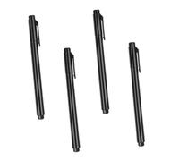 Mikikit Stylo pour Nail Art 4 Pièces Noir Petit Format Outil de Dessin pour Ongles Filles Usage Professionnel et Familial