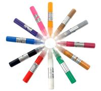 Mikikit Stylos à Vernis Acrylique UV Gel Séchage Rapide Kit de 12 de Couleurs sans Pinceau pour Nail pour Usage Maison Faux