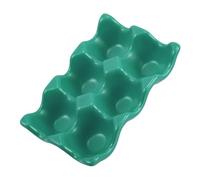 Mikikit Support à Œufs De Comptoir Céramique Plateau à Œufs Tasses Organisateur De Réfrigérateur Empilable Pour Cuisine