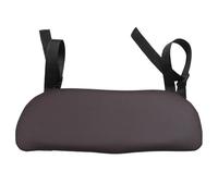 Mikikit Support D’Accoudoir Pliable en Cuir PU pour Table de Massage Portable - Tablette de Rechange Ergonomique Marron Compatible Spa et Soins du Visage - Accessoire Pratique pour