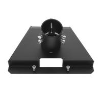 Mikikit Support D'antenne Satellite Compatible Système Satellite Noir Résistant aux Intempéries pour Poteau Métal 28-54mm Extérieur