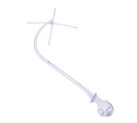 Mikikit Support de Bras Mobile pour Berceau Bébé Blanc, 3 Sections en Croix, Support pour Clochette et Jouets Suspendus, Accessoire pour Décoration Suspendre de Boîte à Musique, Montage