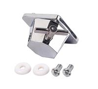Mikikit Support de Jambe de Tom Batterie Métal Plaque de Base pour Fixation Tom sur Rack Accessoire Percussion Résistant Remplace Support Cassé Léger et Facile à Installer