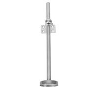Mikikit Support de Main Courante en Acier Inoxydable 304 Fixation Murale Réglable de 10 à 145mm, Design Moderne et Minimaliste Argenté pour Escalier Intérieur