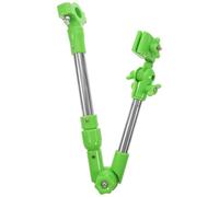 Mikikit Support de Parapluie Trois Sections Réglable pour Vélo et Poussette | ABS Acier Inoxydable, Angle Ajustable et Démontage Facile, pour Jours Ensoleillés, Familles et Cyclistes Couleur Aléatoire
