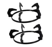 Mikikit Support de Poêle à Gaz en Fonte 20,2 Cm Lot de 2 pour Cuisinière Encastrée, Anneau de Cuisson Antidérapant Compatible Wok et Casserole, Accessoire la Cuisine Pratique
