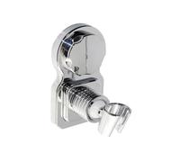 Mikikit Support de Pommeau de Douche à Ventouse Réglable Fixation sans Vis Support de Douche Adaptable pour Accessoires de Salle de Bain